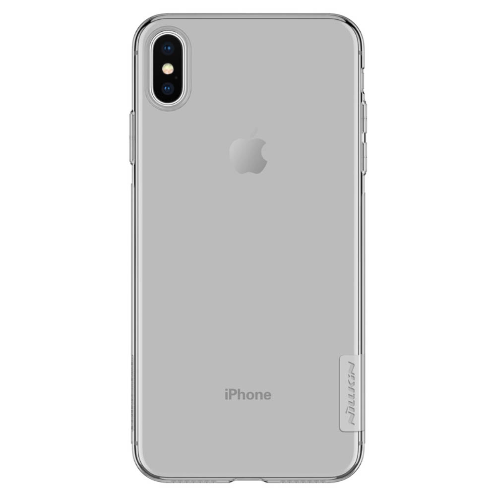 Husa silicon iPhone XS Max 6.5'', Nillkin Nature, Gri thumb