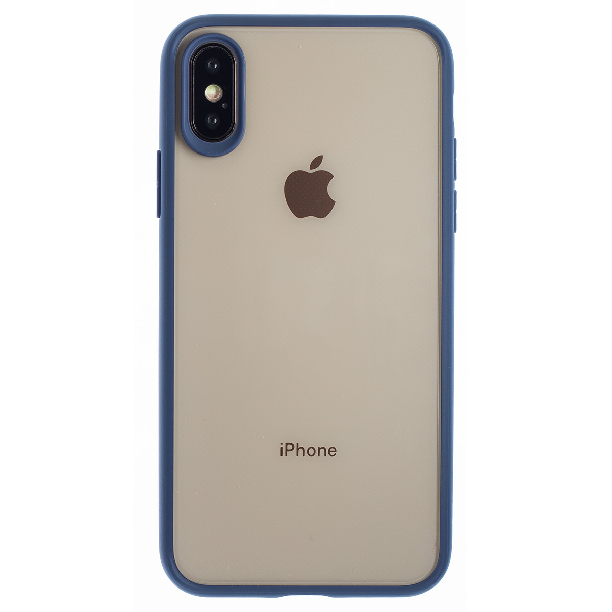 Husa silicon iPhone X/XS, Rama Albastra thumb