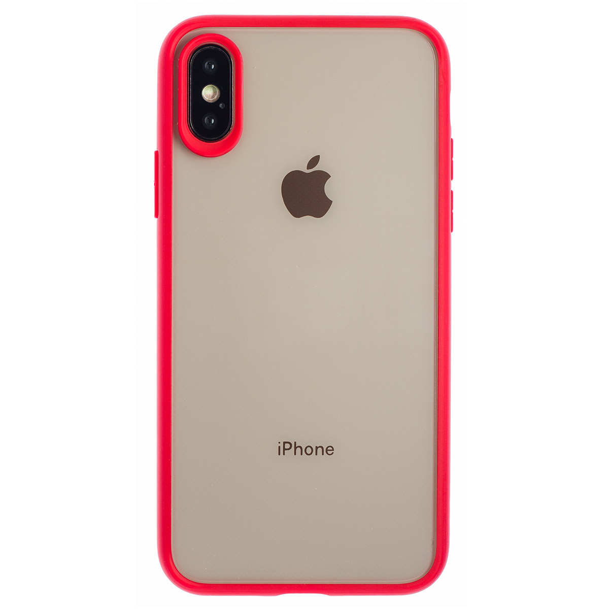 Husa silicon iPhone X/XS, Rama Rosie thumb