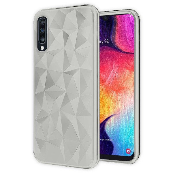 Husa Silicon Prism Samsung Galaxy A70, Gri thumb