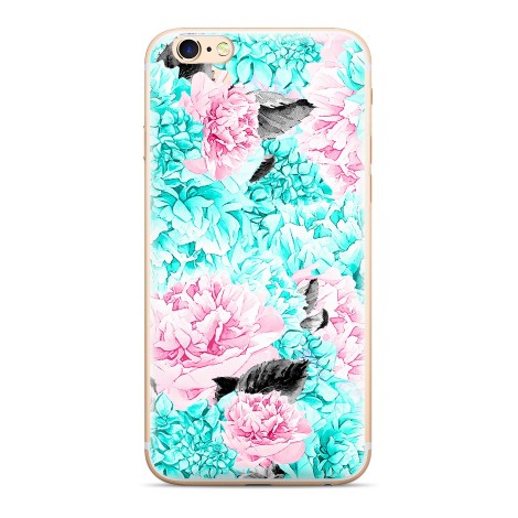 Husa Silicon Samsung Galaxy A40, Flowers 003 thumb