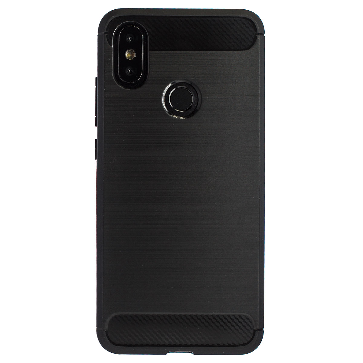 Husa Silicon Samsung Galaxy A50, Negru Carbon thumb