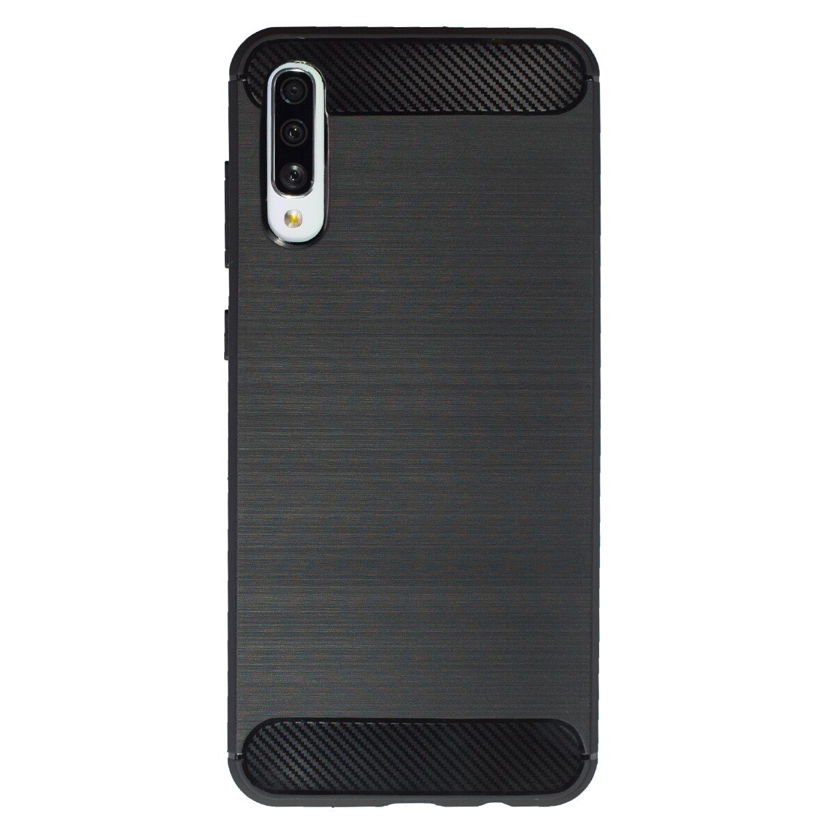 Husa Silicon Samsung Galaxy A70, Carbon thumb