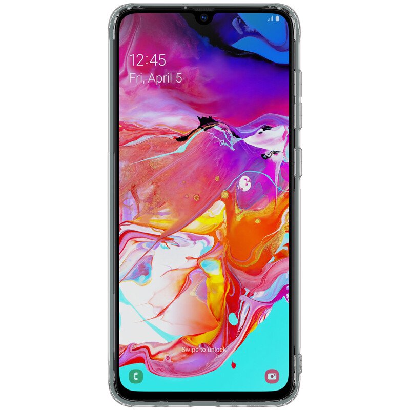 Husa silicon Samsung Galaxy A70 Nature Fumuriu Nillkin thumb