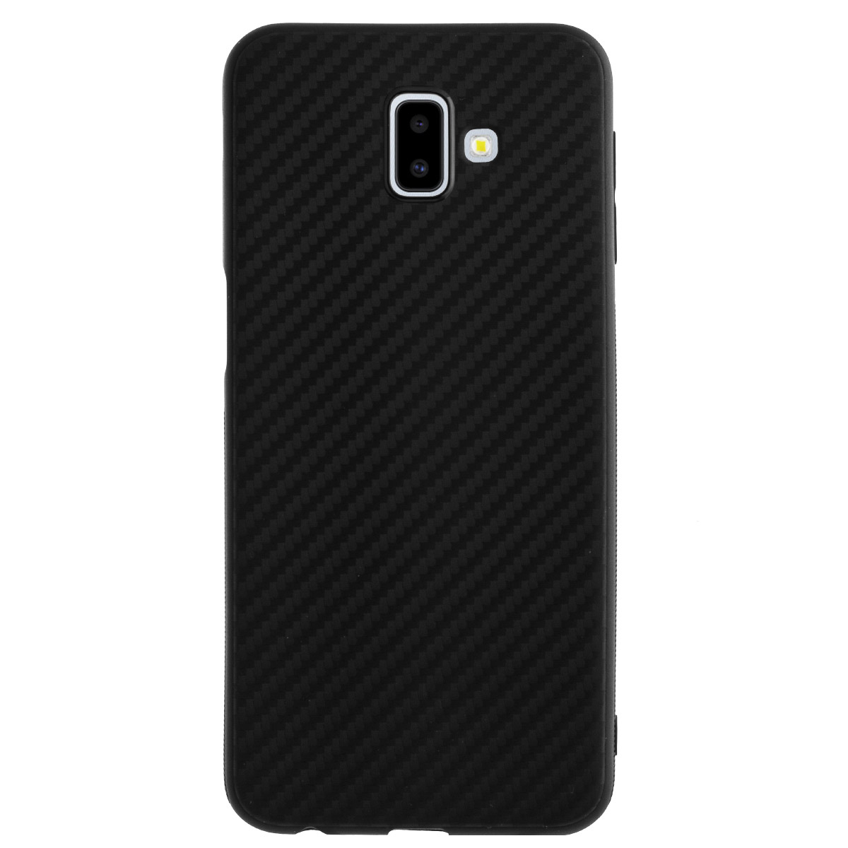 Husa Silicon Samsung Galaxy J6 Plus, Carbon Neagra thumb