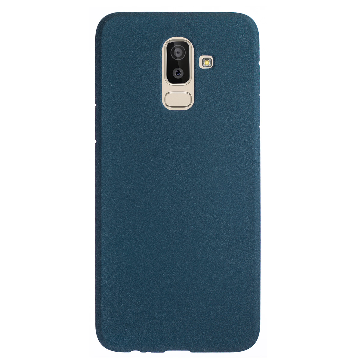 Husa Silicon Samsung Galaxy J8 2018, Albastru Sand thumb