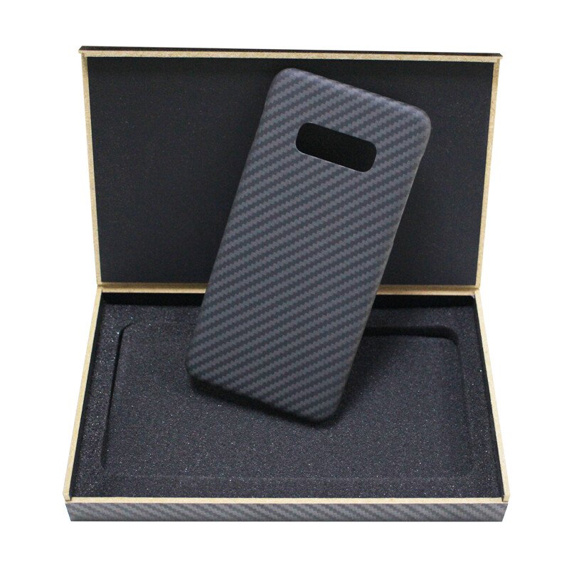 Husa Silicon Samsung Galaxy S10 E,  Negru Carbon Mat thumb