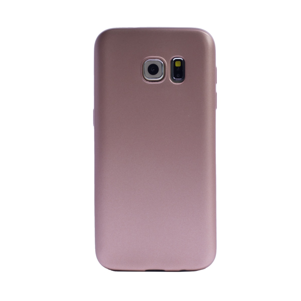 Husa silicon Samsung Galaxy S6, Contakt Roz Gold thumb