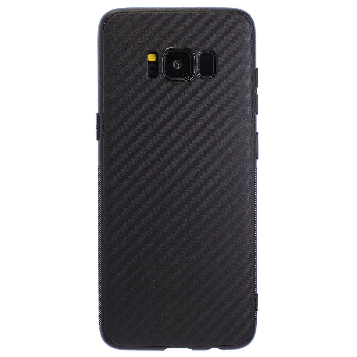 Husa Silicon Samsung Galaxy S8 , Negru Carbon thumb