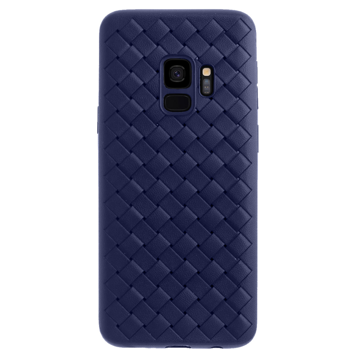 Husa silicon Samsung Galaxy S9 Baseus Weaving Albastra thumb