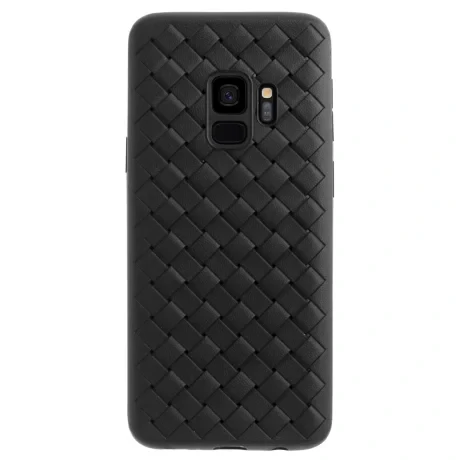 Husa silicon Samsung Galaxy S9 Baseus Weaving Neagra