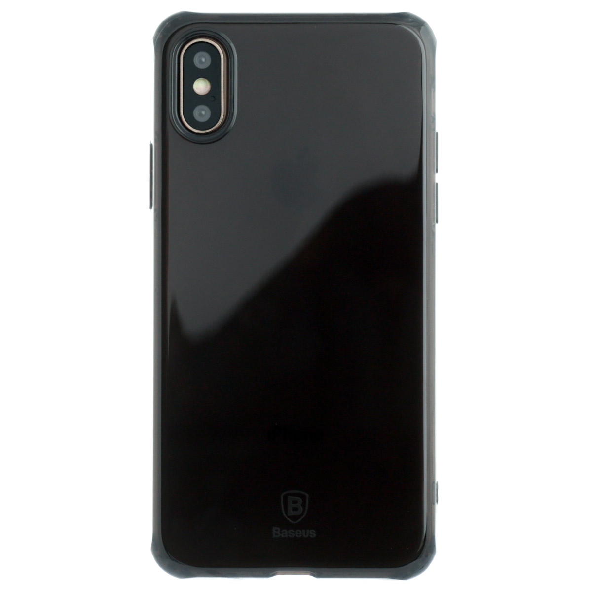 Husa Silicon Simple iPhone X, Baseus Neagra thumb