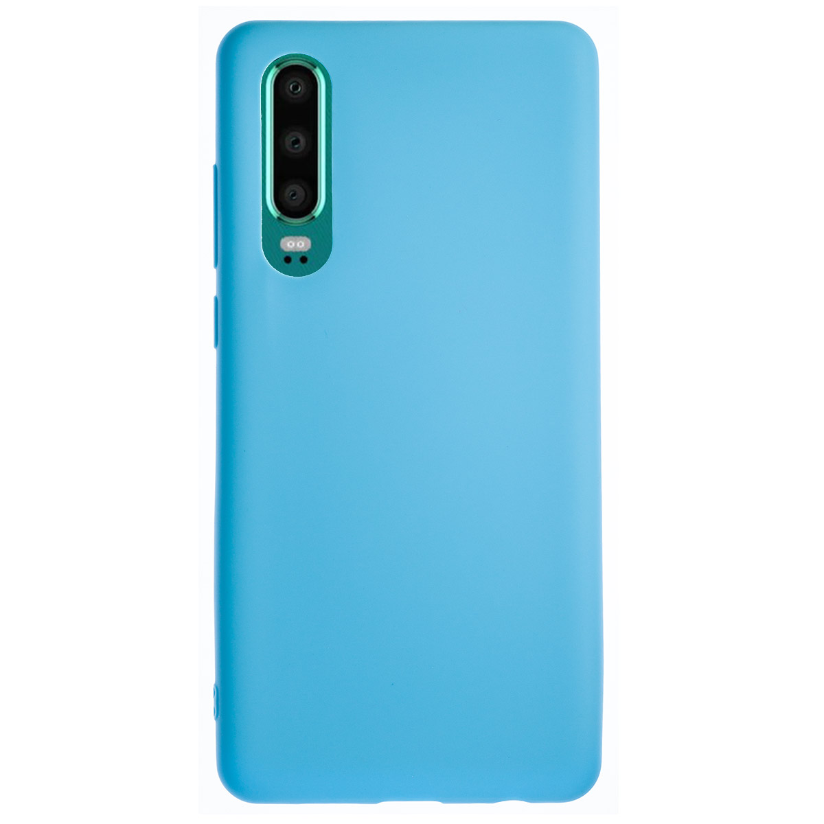 Husa Silicon Slim Huawei P30, Albastru Mat thumb