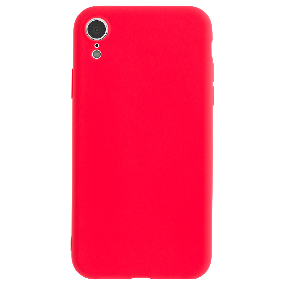 Husa Silicon Slim iPhone XR, Rosu Mat thumb