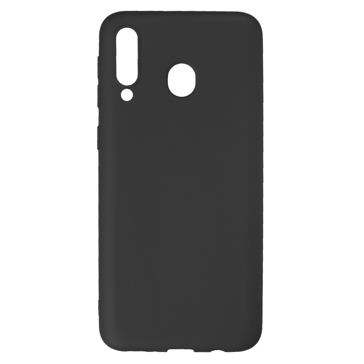 Husa Silicon Slim Samsung Galaxy M30, Negru Mat thumb