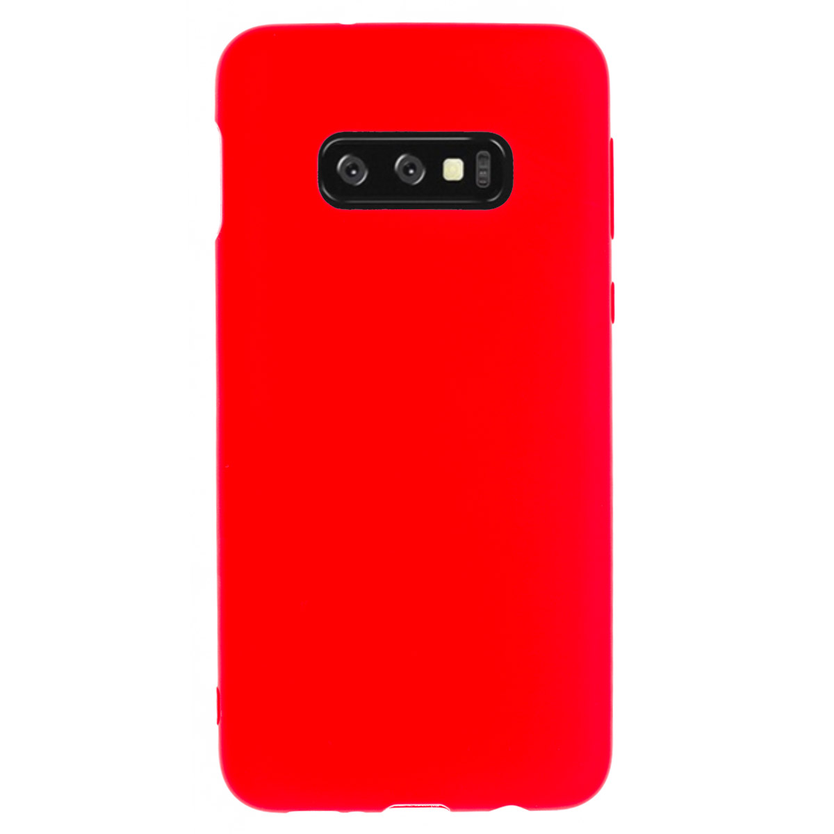 Husa Silicon Slim Samsung Galaxy S10 E, Rosu Mat thumb