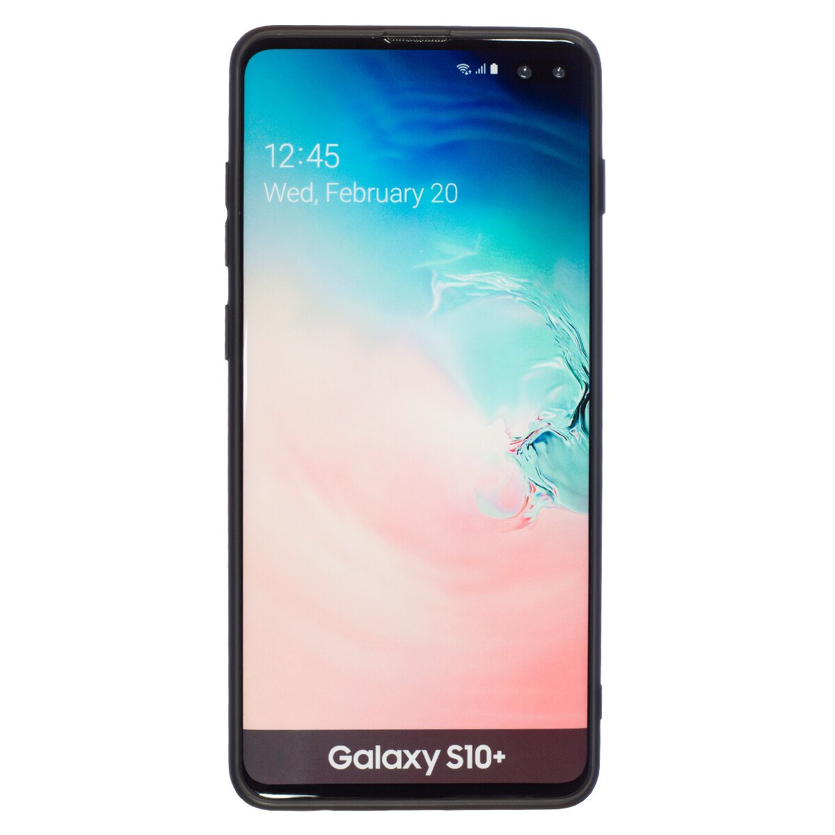 Husa Silicon Slim Samsung Galaxy S10 Plus, Negru Mat thumb