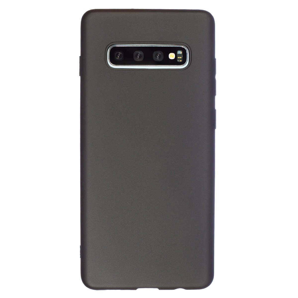 Husa Silicon Slim Samsung Galaxy S10 Plus, Negru Mat thumb