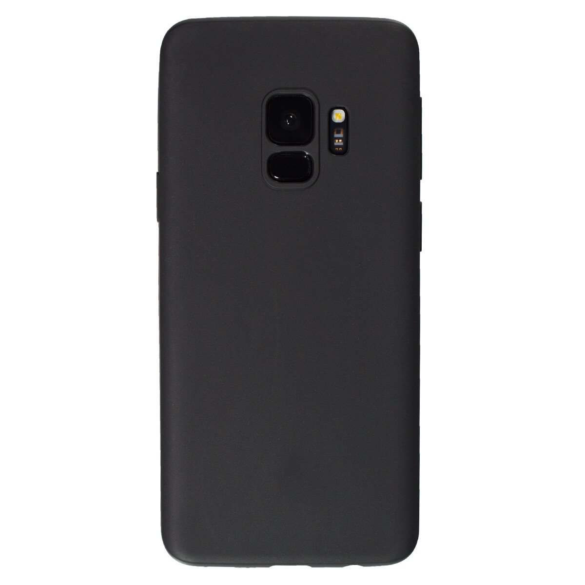 Husa silicon slim Samsung Galaxy S9, Contakt Negru Mat thumb