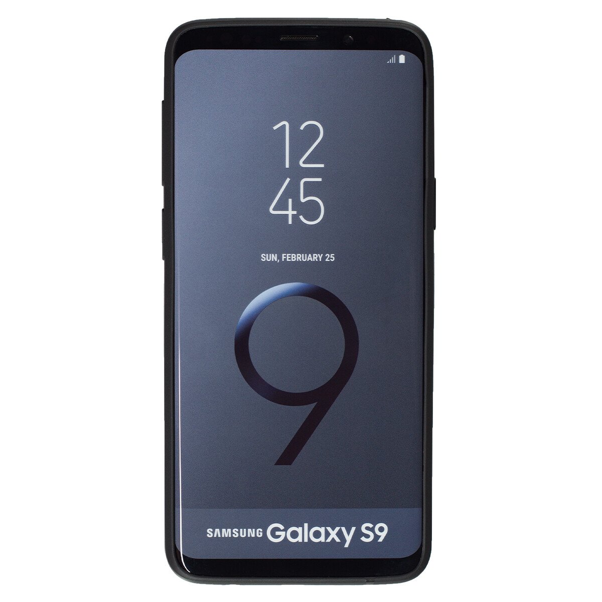 Husa silicon slim Samsung Galaxy S9, Contakt Negru Mat thumb