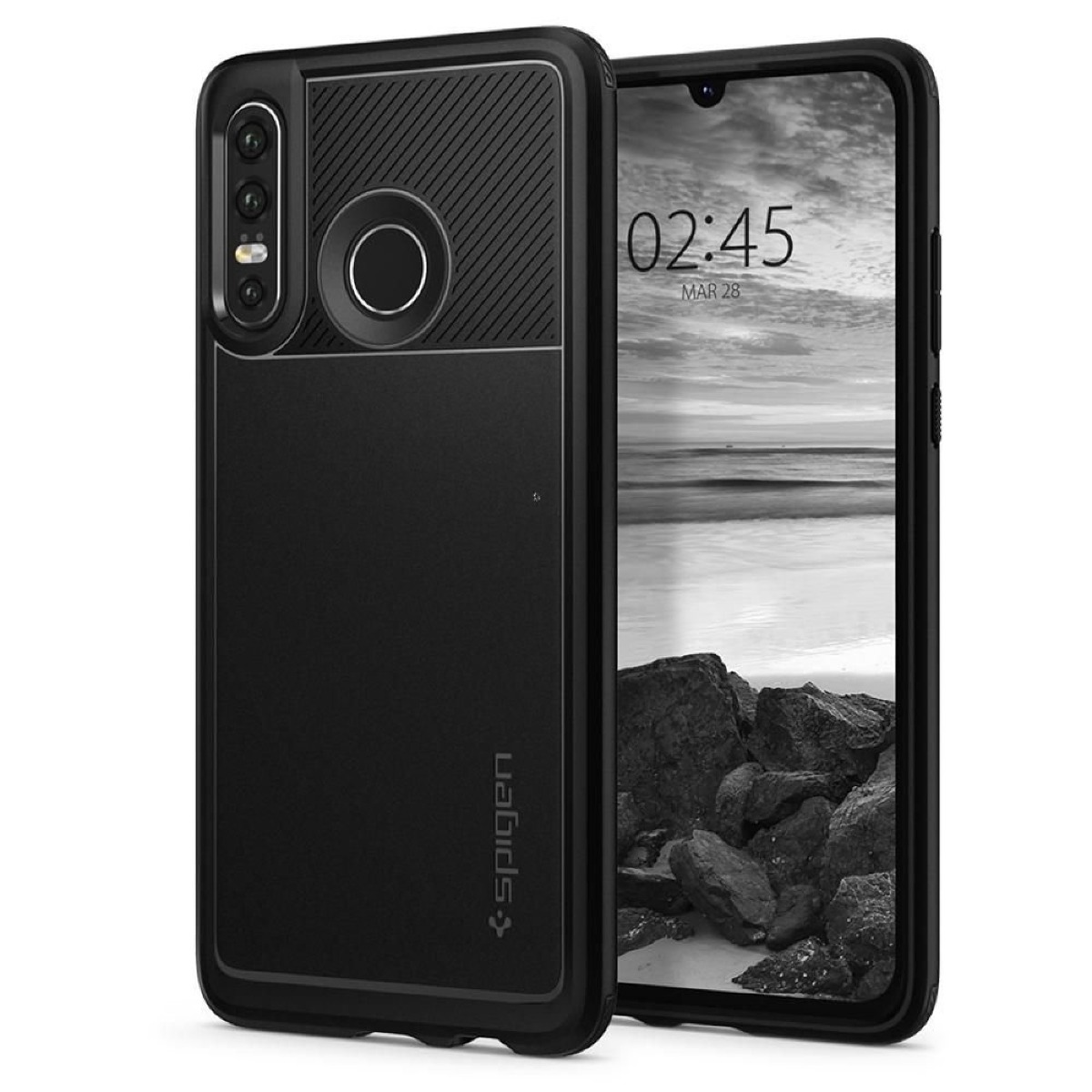 Husa Spate Huawei P30 Lite, Spigen Rugged Armor thumb