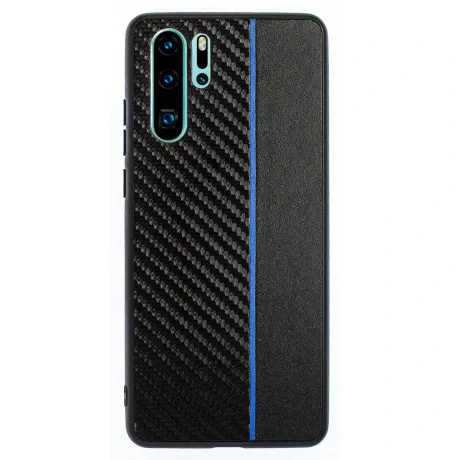 Husa Spate Huawei P30 Pro, Blue Stripe