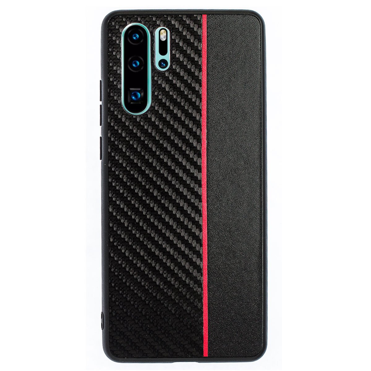 Husa Spate Huawei P30 Pro, Red Stripe thumb