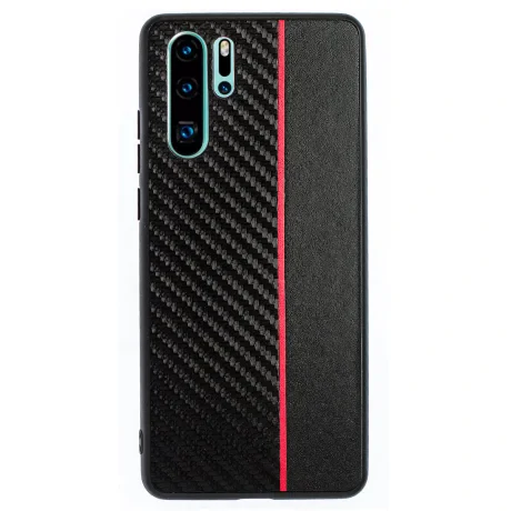 Husa Spate Huawei P30 Pro, Red Stripe