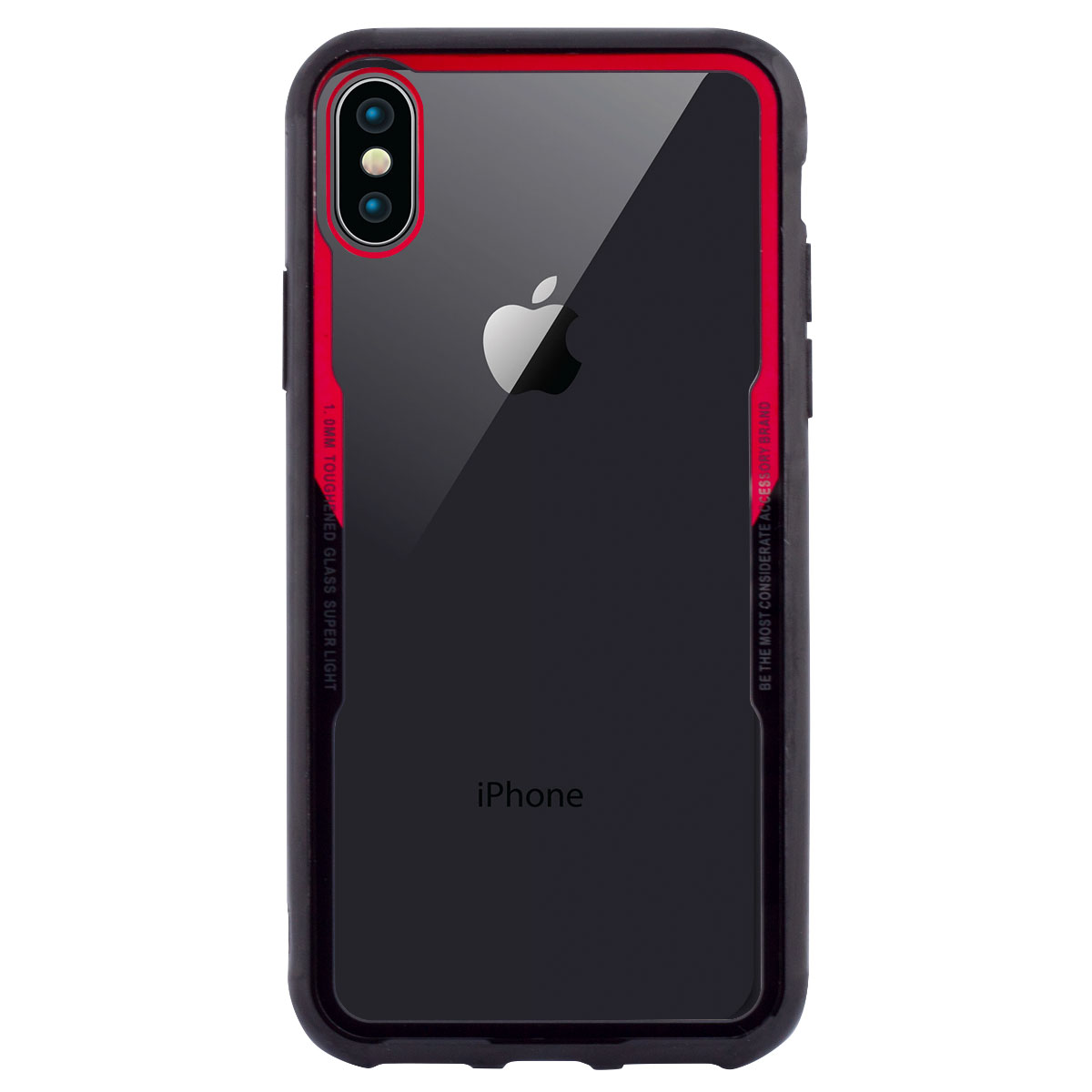 Husa spate iPhone X, Rama Rosie thumb