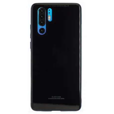 Husa Spate Oglinda Huawei P30 Pro, Negru
