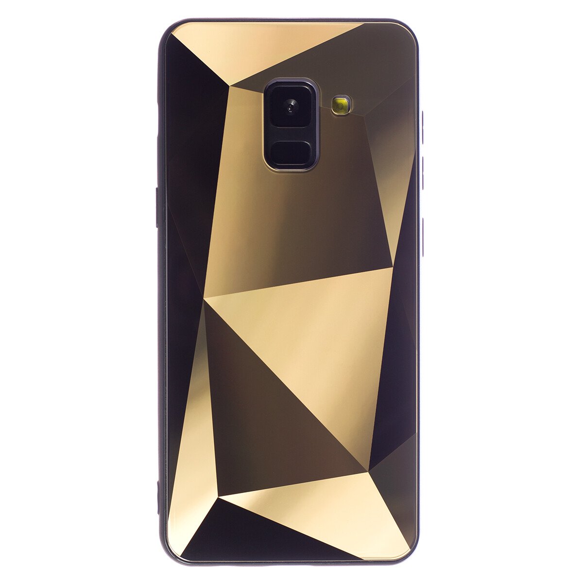 Husa Spate Oglinda Prism Samsung Galaxy A8 2018, Auriu thumb