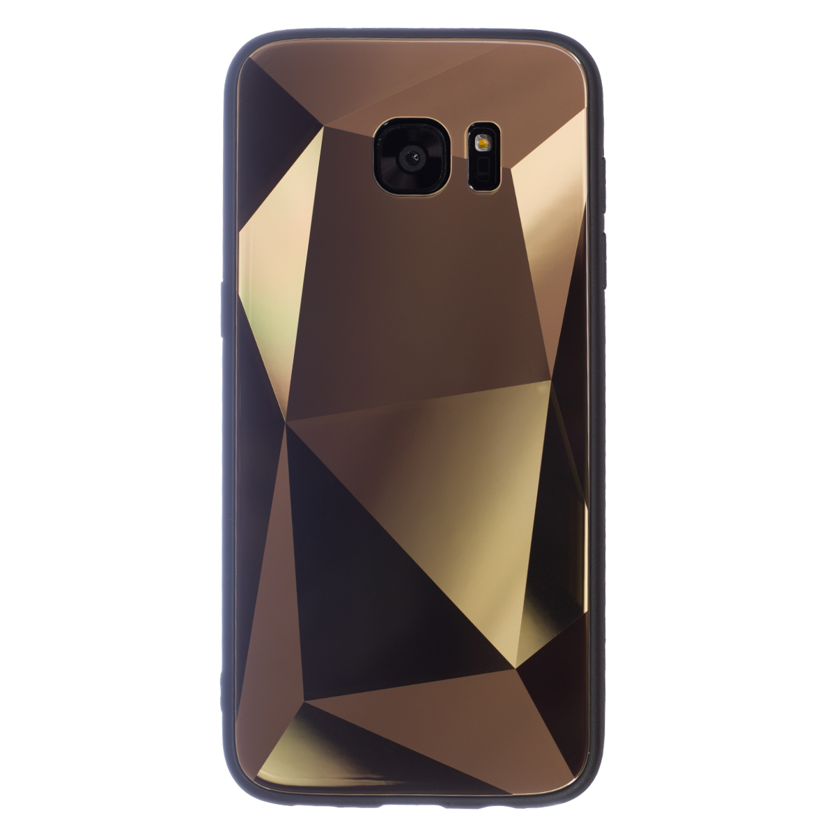 Husa Spate Oglinda Prism Samsung Galaxy S7 Edge, Auriu thumb