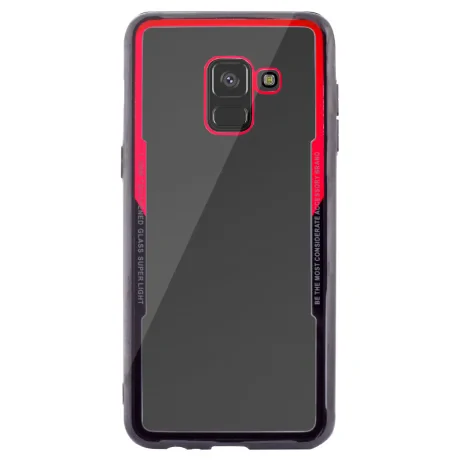 Husa spate Samsung Galaxy A8 2018, Rama Rosie