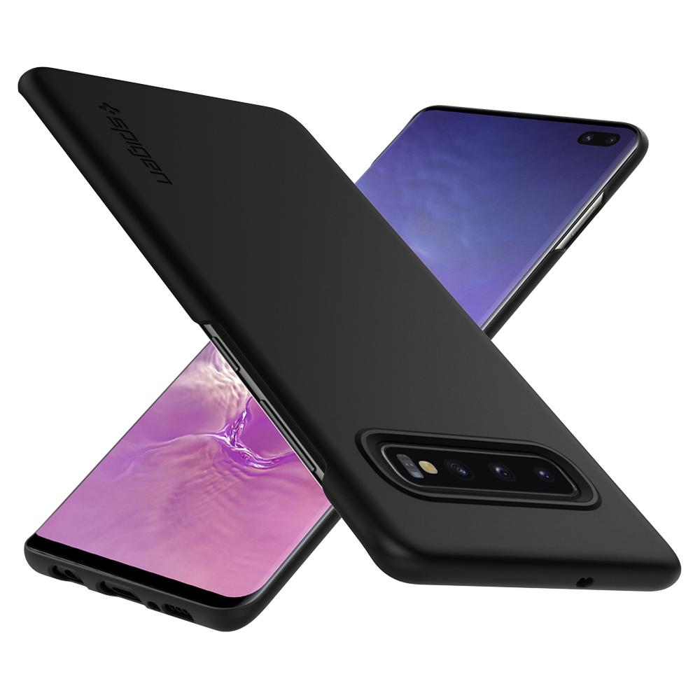 Husa Spate Samsung Galaxy S10 Plus, Spigen Thin Fit thumb