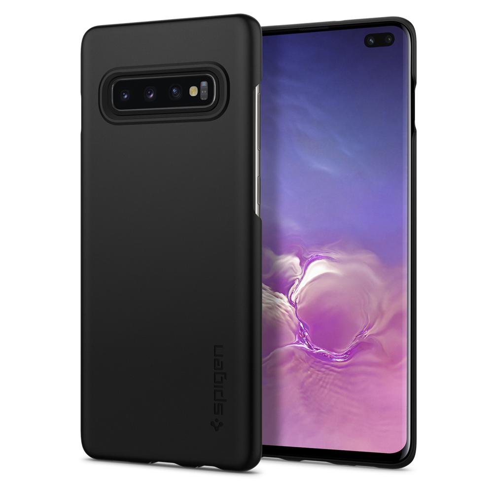 Husa Spate Samsung Galaxy S10 Plus, Spigen Thin Fit thumb