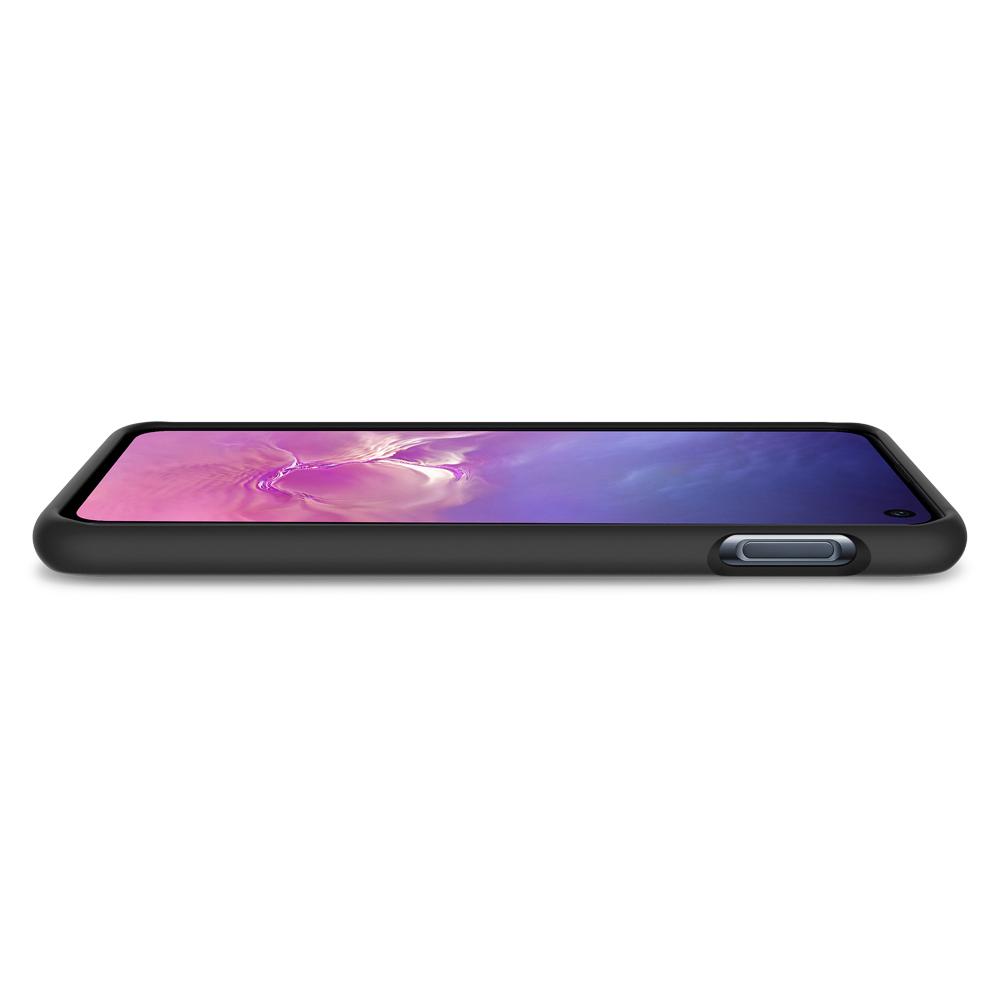 Husa Spate Samsung Galaxy S10,Negru Spigen Thin Fit thumb