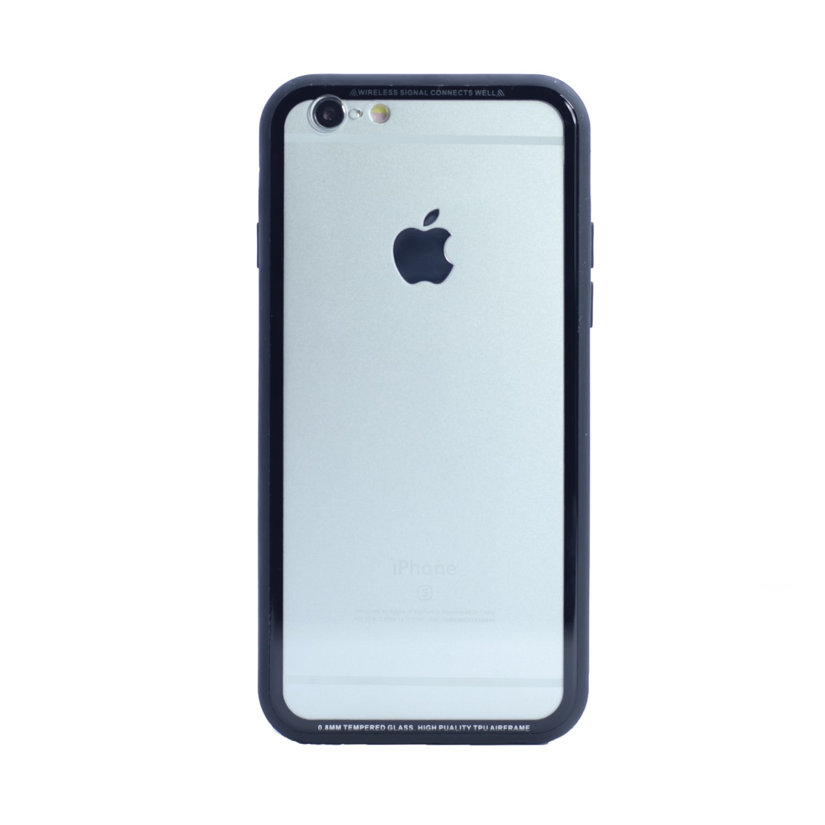 Husa spate sticla iPhone 6/6S iShield Rama Gri thumb