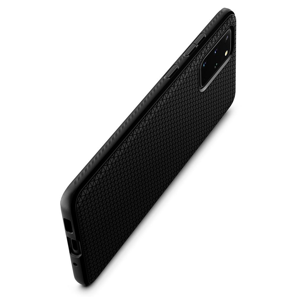 Husa Spigen pt. Samsung Galaxy S20  Liquid Air Ultra Matte Black thumb