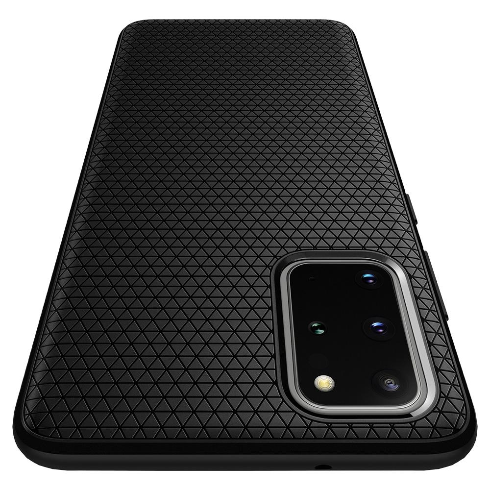 Husa Spigen pt. Samsung Galaxy S20 Plus Liquid Air Ultra Matte Black thumb