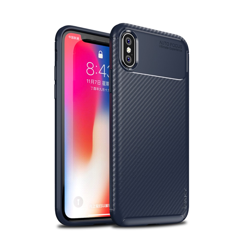 Husa TPU iPhone X/Xs 5.8'' Airbag Case Albastra Ipaky thumb