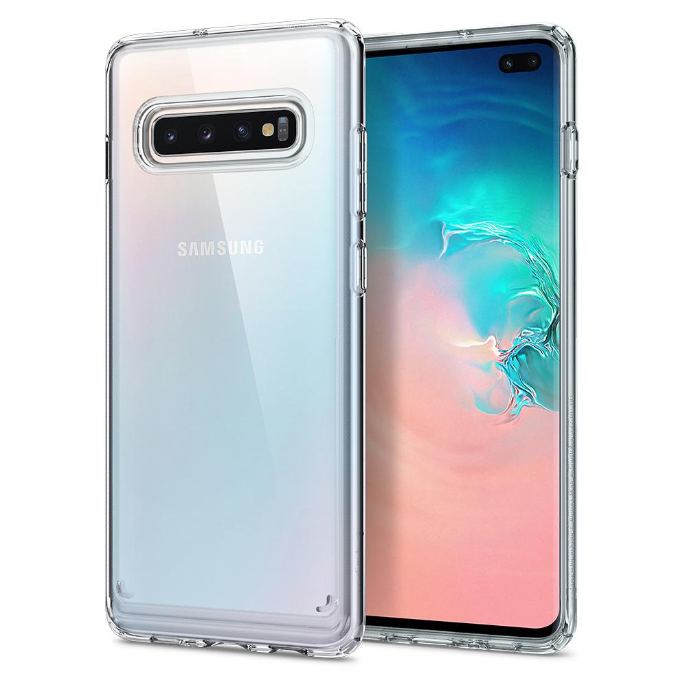 Husa Ultra Hybrid Samsung Galaxy S10 Plus Crystal Clear Spigen thumb