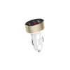 Incarcator auto digital dual usb, Hoco Z26 Alb