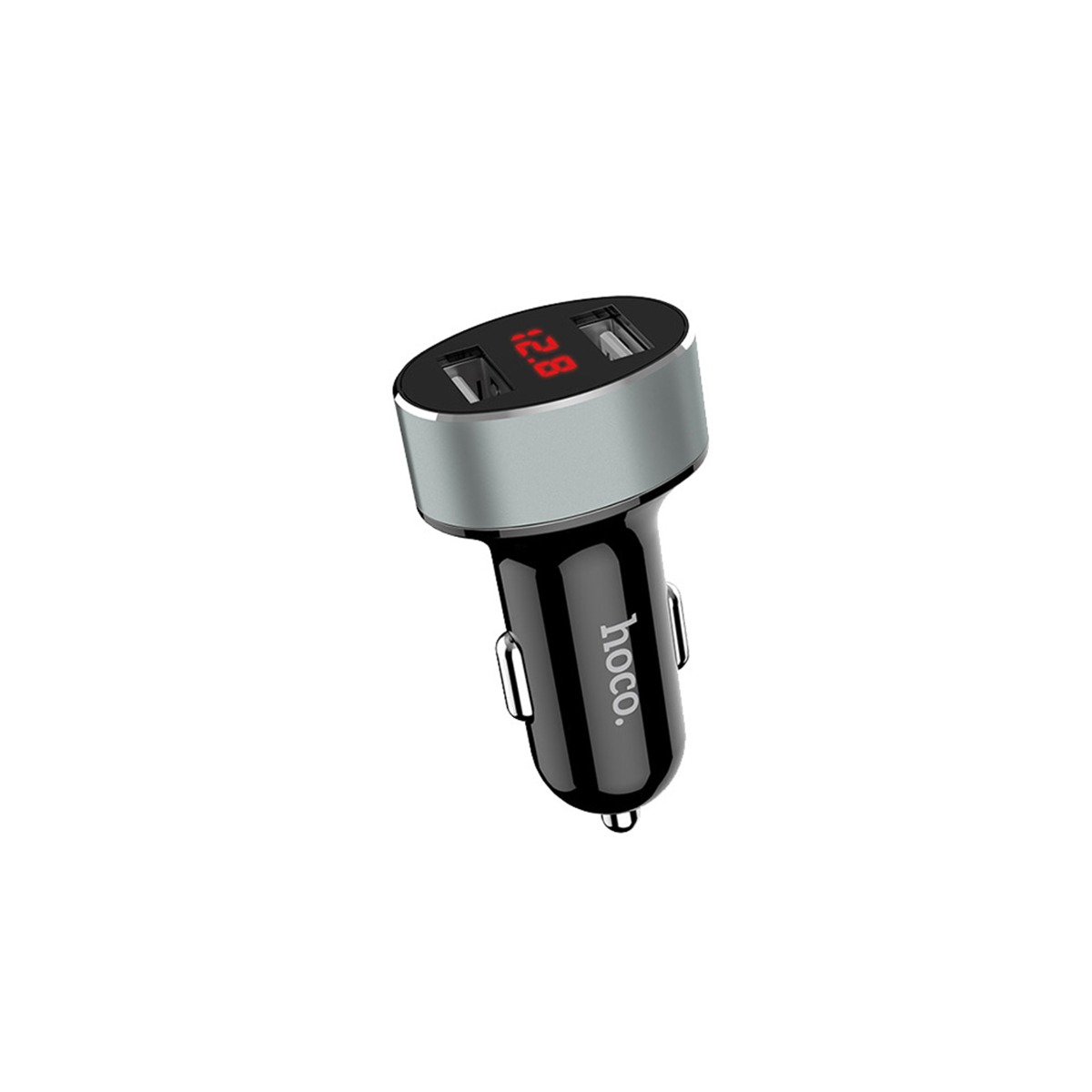 Incarcator auto digital dual usb, Hoco Z26 Negru thumb