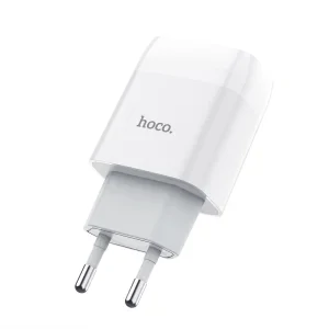 Incarcator Retea Hoco C73A, 2XUsb 2.4A Alb