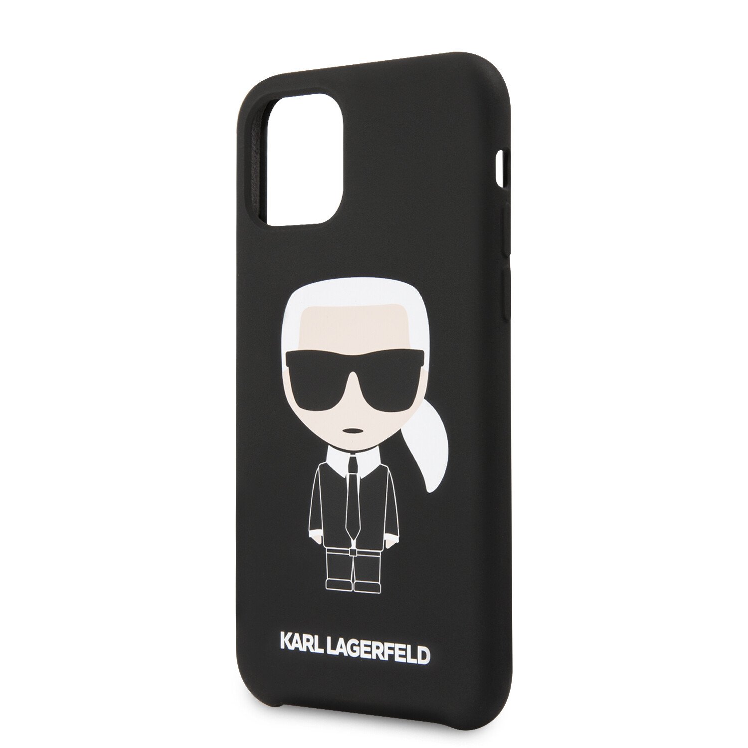 Karl Lagerfeld Iconic Silicone Cover pentru iPhone 11 Pro Negru thumb