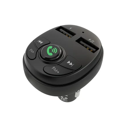 Modulator FM Wireless Borofone BC26 + Incarcator Auto 2xUSB Negru