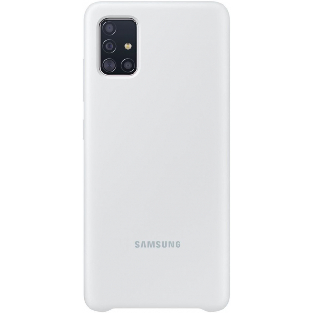 Samsung Husa Originala pt. Galaxy A71 Silicon Cover, Alb thumb