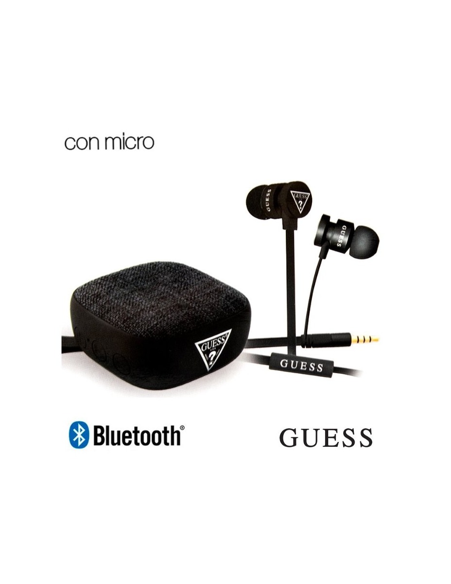 Set Casti+Boxa, Bundle Pack Negru Guess thumb