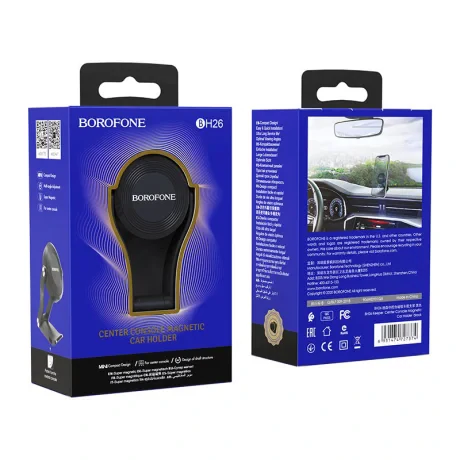 Suport Auto Borofone BH2, Quickdock Gravity, Negru