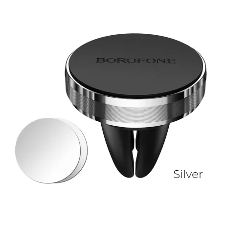 Suport auto magnetic Borofone BH8 Air Argintiu